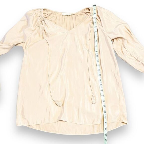 RAMY BROOK London Top in Blush Long Sleeve Split Neck Blouse Women’s Size XS - Picture 12 of 12